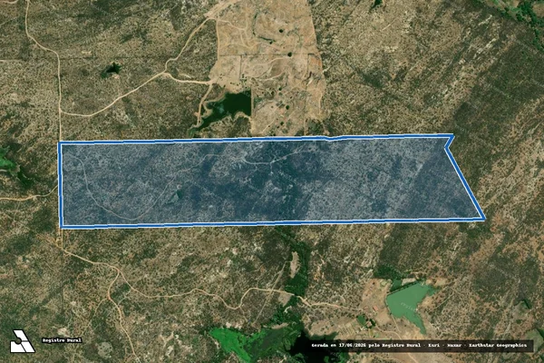 Imagem de satélite de SÍTIO RIACHO DA VOLTA - Parte 1 em Timbaúba dos Batistas - RN