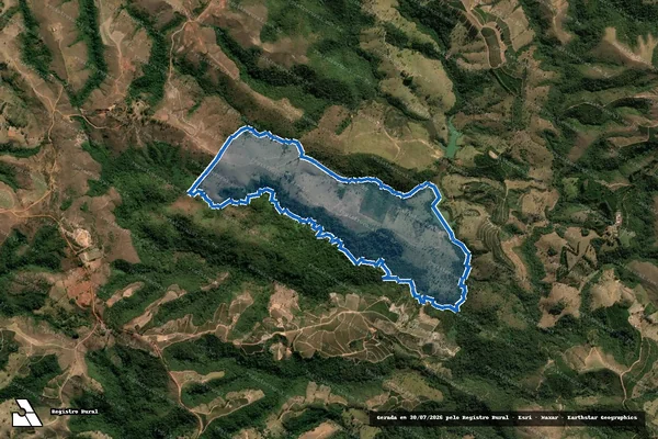 Imagem de satélite de FAZENDA CANJERANA - Parte 1 em Córrego Danta - MG