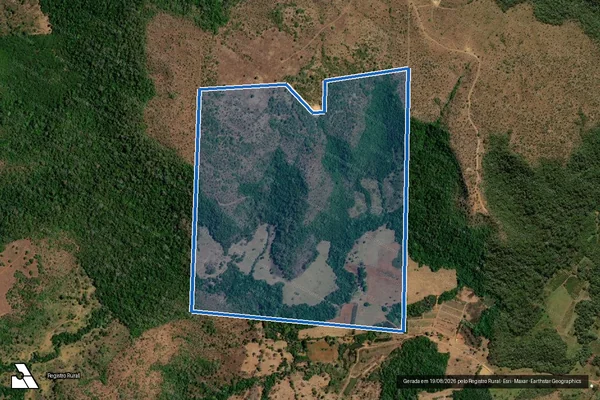 Imagem de satélite de GLEBA TRÊS DA FAZENDA CAPANGUEIRO em Porto Nacional - TO