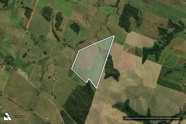 Imagem de satélite de Fazenda Santana - PARCELA 03 em Flórida Paulista - SP