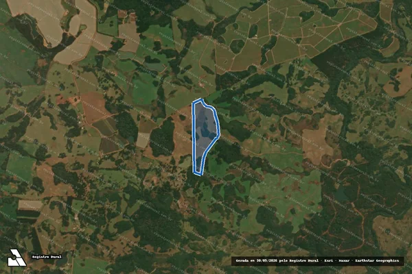 Imagem de satélite de FAZENDA BOM RETIRO - Parte 1 em Vacaria - RS