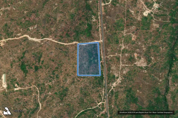Imagem de satélite de Fazenda Mogno - Gleba 01 Chácara 21 - Gleba 34 em Teresina de Goiás - GO