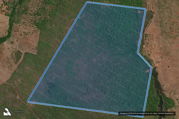 Imagem de satélite de FAZENDA TERRA ROXA em Formosa da Serra Negra - MA