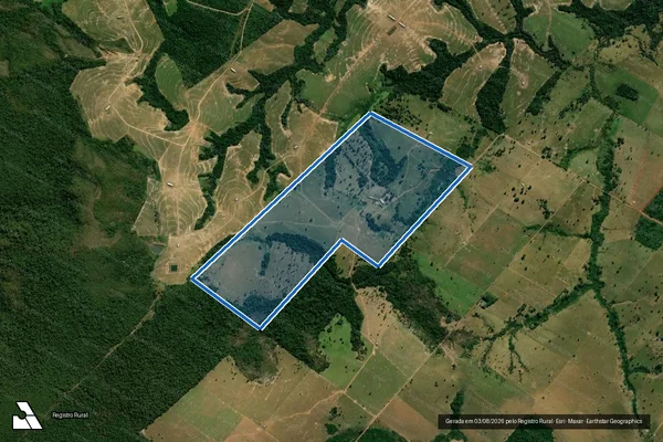 Imagem de satélite de FAZENDA CLEMENTE - MATRÍCULA 6.374 em Tangará da Serra - MT