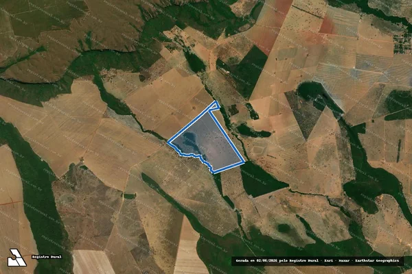 Imagem de satélite de FAZENDA ITARUMÃ - Parte 1 em Barra do Garças - MT