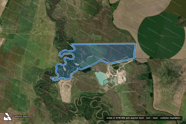 Imagem de satélite de Fazenda Boa Vista em Angatuba - SP