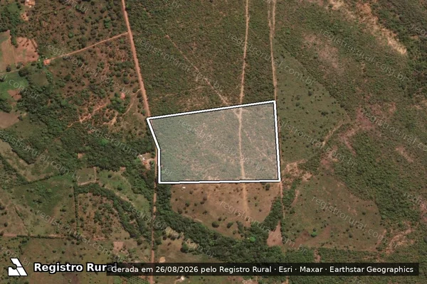 Imagem de satélite de LOTE ? 32 GLEBA B ? P.A. GRANDE BORÁ - LOTE ? 09A ? P.A. GRANDE BORÁ em Arinos - MG