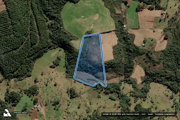 Imagem de satélite de Lote 132-P.A. BUTIÁ VERDE - GLEBA A em Fraiburgo - SC