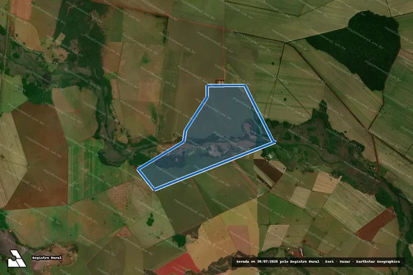Imagem de satélite de FAENDA AR NV em Sidrolândia - MS