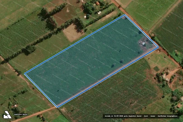 Imagem de satélite de PROJETO DE ASSENTAMENTO FOZ DO RIO AMAMBAI - Lote 135 em Itaquiraí - MS