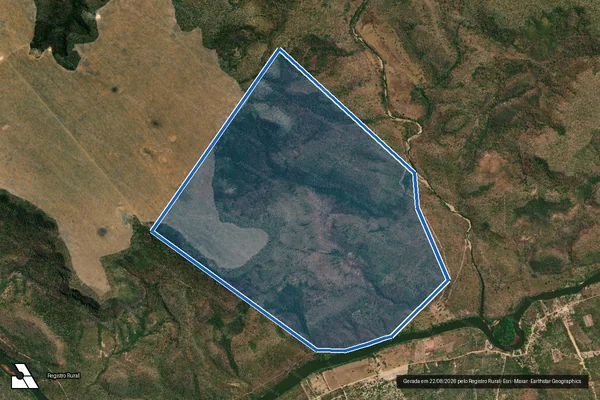 Imagem de satélite de Fazenda Céu Azul - Parcela 01 em Loreto - MA