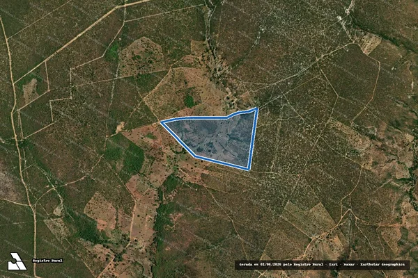 Imagem de satélite de Fazenda Santa Maria da Vereda-Curral Queimado - Parte 1 em Bonito de Minas - MG