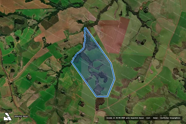 Imagem de satélite de Agropecuária Malheiros - Parte 1 em Tupanciretã - RS