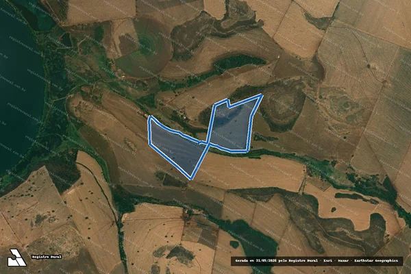 Imagem de satélite de FAZENDA SANTA TEREZINHA - Gleba 02 em Capinópolis - MG