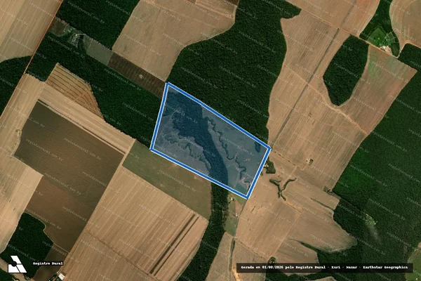 Imagem de satélite de LOTE D - LOTE D em Tapurah - MT