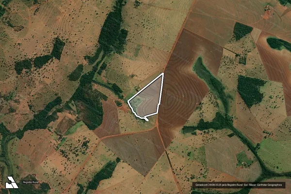 Imagem de satélite de FAZENDA VITÓRIA - PARCELA 01 em Campina Verde - MG