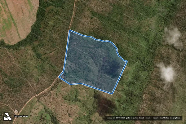 Imagem de satélite de FAZENDA TRIUNFO (LOTE 37 DO LOTEAMENTO SEGREDO GLEBA 2, 2ª ETAPA) - 001 em Chapada da Natividade - TO