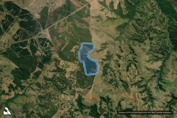 Imagem de satélite de Fazenda Joaquim Alvaro - Parte 1 em Júlio Mesquita - SP