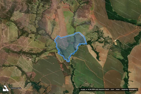 Imagem de satélite de FAZENDA BÁLSAMO - 04 em Corumbaíba - GO