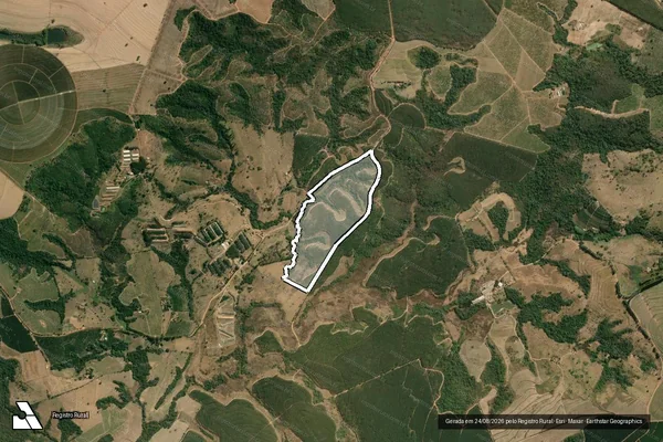 Imagem de satélite de FAZENDA SÃO BENEDITO - 02 em Espírito Santo do Pinhal - SP