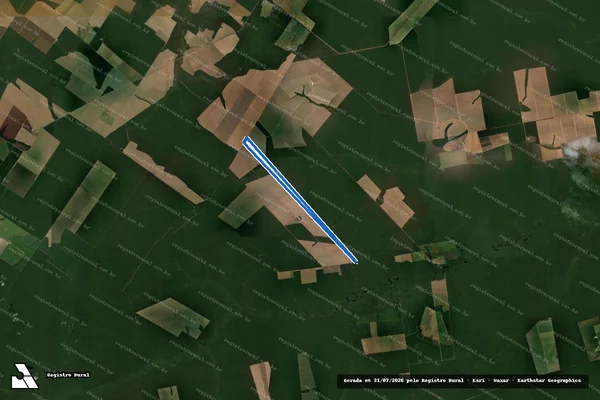 Imagem de satélite de Fazenda Conquista – Lote 10 em Sinop - MT
