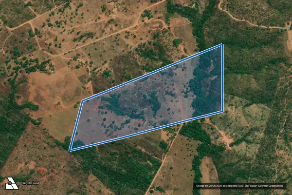 Imagem de satélite de CHÁCARA PRINCEZINHA - PARTE REMANESCENTE - PARTE DO LOTE Nº 16, DO LOTEAMENTO SANTA LUZIA - Gleba PARTE REMANESCENTE em Palmeirópolis - TO
