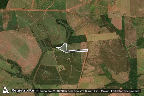 Imagem de satélite de FAZENDA TORRÃO DE OURO em Xambrê - PR