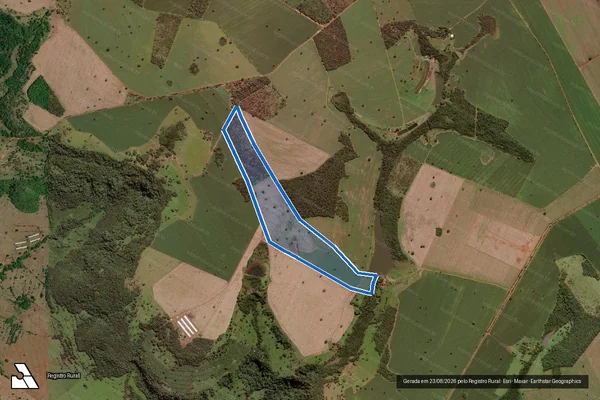 Imagem de satélite de FAZENDA SANTA MARIA DE CIMA - Gleba 07 em Itumbiara - GO