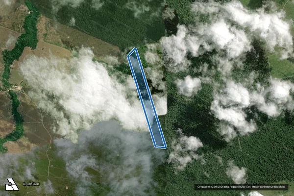 Imagem de satélite de FAZENDA RANCHO DA CABOCLA - Parte 1 em Brasil Novo - PA
