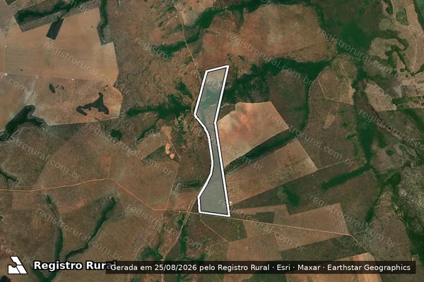 Imagem de satélite de FAZENDA SÃO JOSÉ, PARTE 1 - Parte 1 em Tupiratins - TO