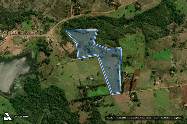 Imagem de satélite de Projeto de Assentamento Santa Mônica - Lote 194 FETAGRI em Terenos - MS