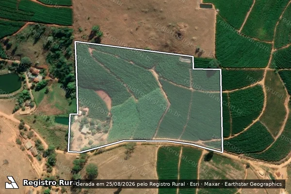 Imagem de satélite de SÍTIO ZANETTI - Gleba 03 em São Roque do Canaã - ES