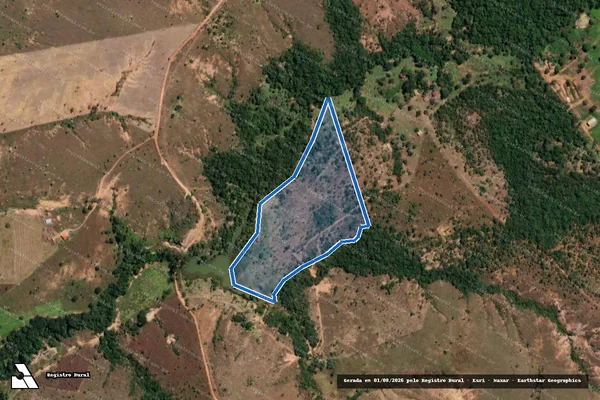 Imagem de satélite de Fazenda Carrapato ? Lugar Imburama - Parte 5 em Lagamar - MG