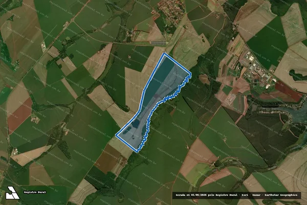 Imagem de satélite de FAZENDA CAMBARÁ ? LOTE Nº 67-Y - Lote nº 67-Y/1 em Campo Mourão - PR