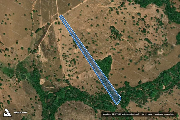 Imagem de satélite de CHÁCARA OLIVEIRA - CHÁCARA OLIVEIRA em Crixás - GO