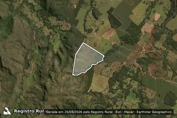 Imagem de satélite de FAZENDA GRANJA - Parte 1 em Goiás - GO