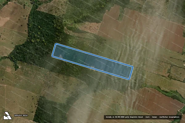 Imagem de satélite de SÍTIO SÃO JORGE ? LOTE RURAL Nº 306/A 3 - Parcela 1 em Alta Floresta - MT