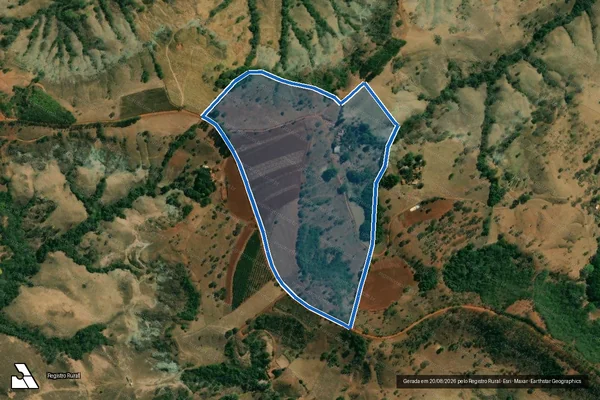 Imagem de satélite de FAZENDA TOMBADO - Gleba A em Rio Paranaíba - MG