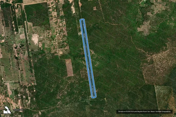 Imagem de satélite de LOTE 0203 - SITIO SUÇUARANA  - Parte 1 em Juazeiro do Norte - CE