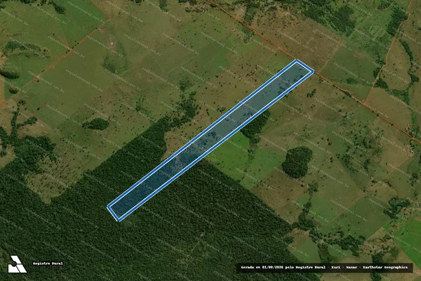 Imagem de satélite de Fazenda Canaã - Parcela 3 em Juína - MT
