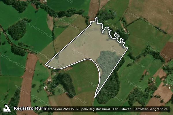 Imagem de satélite de Fazenda Damini - Parte 1 em Tupanci do Sul - RS