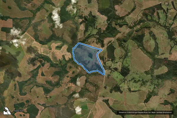 Imagem de satélite de Fazenda Monte Alto, L.D. Boa Esperança - Fazenda Monte Alto, L.D. Boa Esperança Gleba ?C? em Mineiros - GO