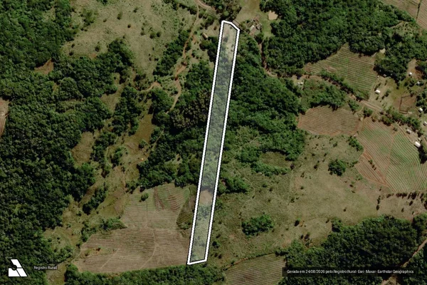 Imagem de satélite de Fazenda Boava - Parcela 1 em São Joaquim - SC