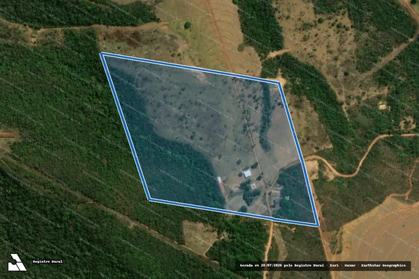 Imagem de satélite de Sitio São Jorge - Parcela 1 em Chapada dos Guimarães - MT