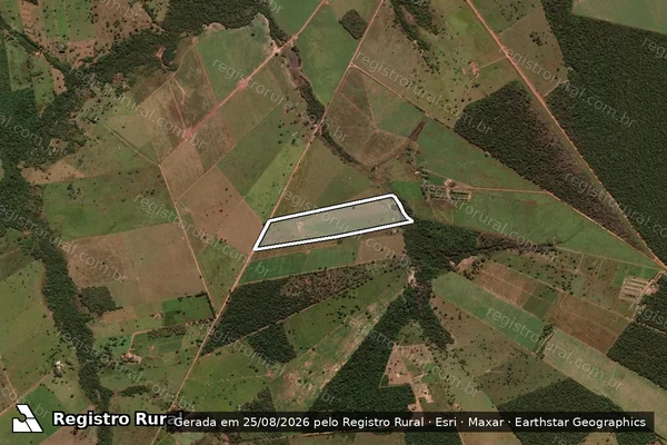 Imagem de satélite de Fazenda União - Parte 1 em São José do Rio Claro - MT