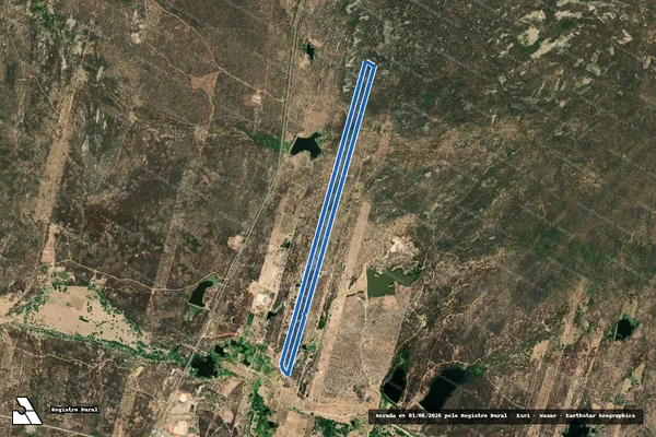 Imagem de satélite de Sitio Rajada - Parte 2 em Carnaúba dos Dantas - RN