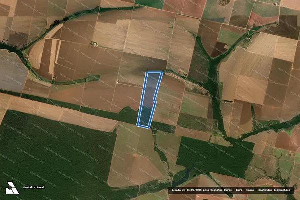 Imagem de satélite de Lote ? 34 - Parte 1 em Bom Jesus do Araguaia - MT