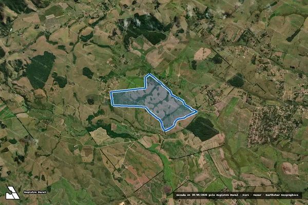 Imagem de satélite de Fazenda Alegria - Fazenda Alegria em Guaratinguetá - SP