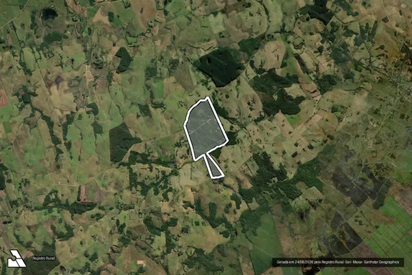 Imagem de satélite de Horto Florestal Barrocadas - Gleba Única em Santo Antônio da Patrulha - RS