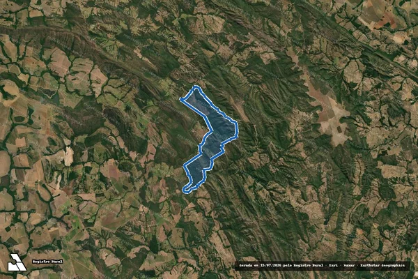 Imagem de satélite de Fazenda Cascavel Antiga Fazenda Muquem - Parte 1 em Santa Cruz de Goiás - GO